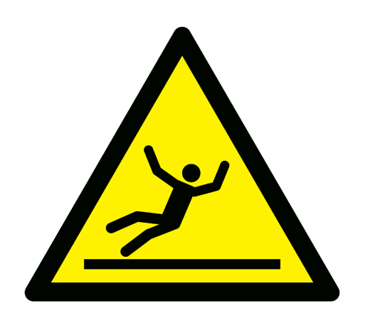 Contractor Falling Over
