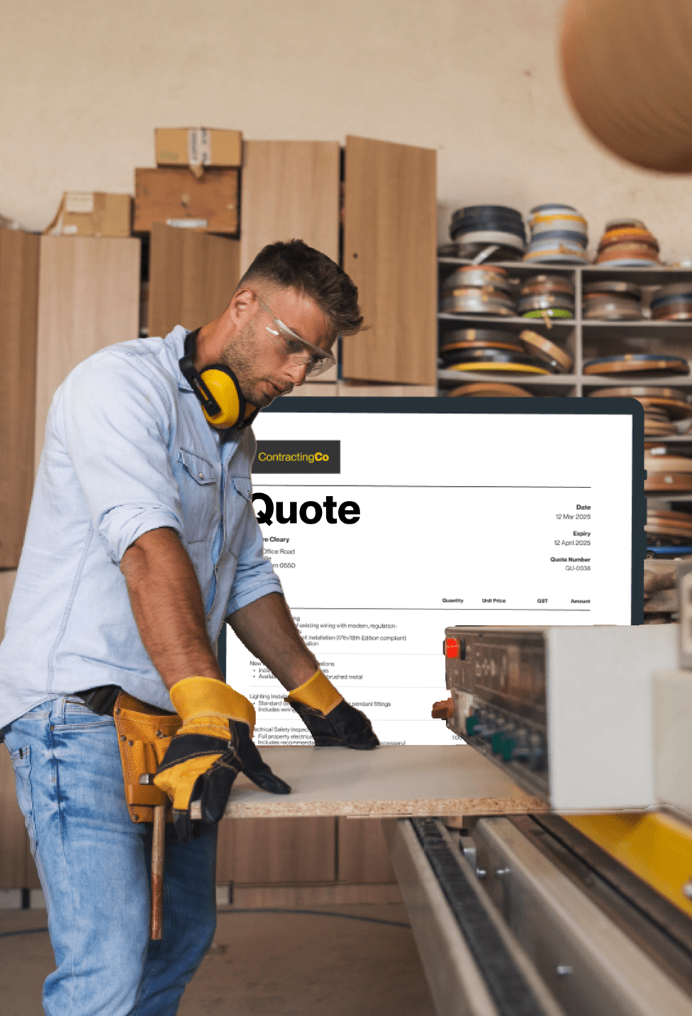 Joinery quoting hero image