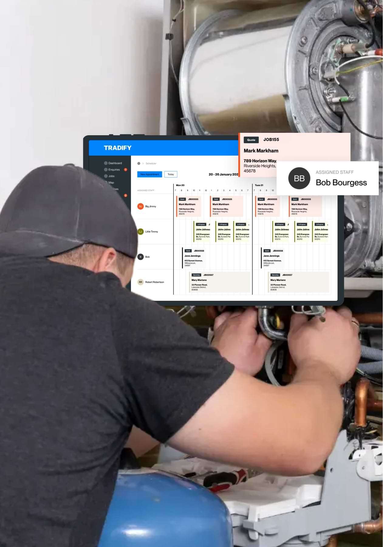 Gas Engineer Business Software | Try Free! | Tradify™