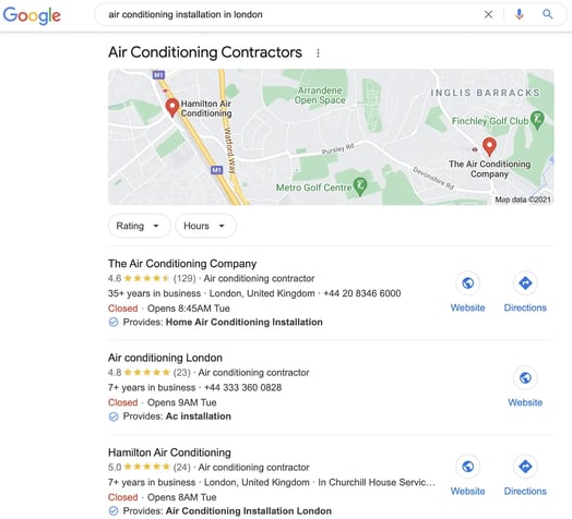 air conditioning contractors