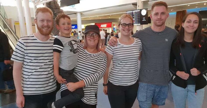 dave and his family